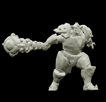 3D Printed Bestiary Vol. 4 Nafarrate - Juggernaut 32mm Ragnarok D&D (Online Only)