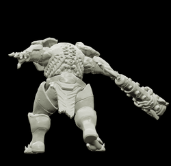 3D Printed Bestiary Vol. 4 Nafarrate - Juggernaut 32mm Ragnarok D&D (Online Only)