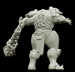 3D Printed Bestiary Vol. 4 Nafarrate - Juggernaut 32mm Ragnarok D&D (Online Only)