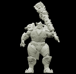 3D Printed Bestiary Vol. 4 Nafarrate - Juggernaut 32mm Ragnarok D&D (Online Only)