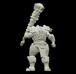 3D Printed Bestiary Vol. 4 Nafarrate - Juggernaut 32mm Ragnarok D&D (Online Only)