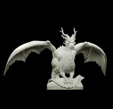 3D Printed Bestiary Vol. 4 Nafarrate - Kaesin Green Dragon 32mm Ragnarok D&D (Online Only)