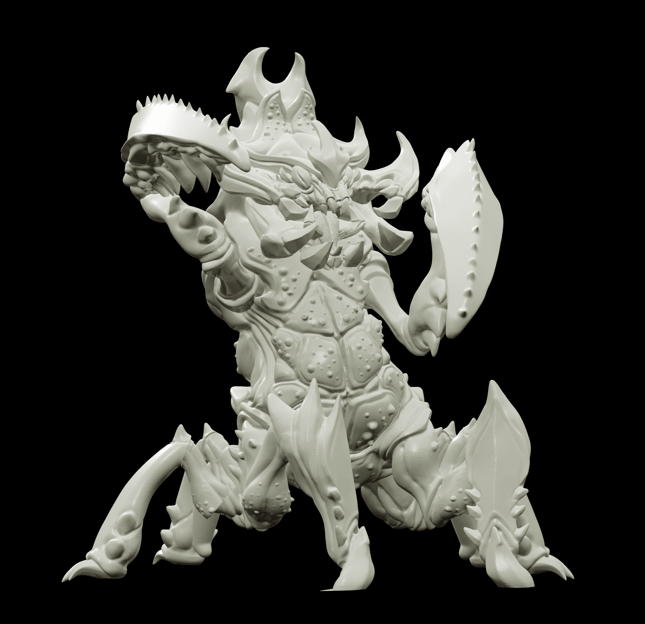 3D Printed Bestiary Vol. 4 Nafarrate - Khepri Demon Fiend 32mm Ragnarok D&D (Online Only)