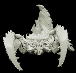 3D Printed Bestiary Vol. 4 Nafarrate - Khepri Demon Fiend 32mm Ragnarok D&D (Online Only)