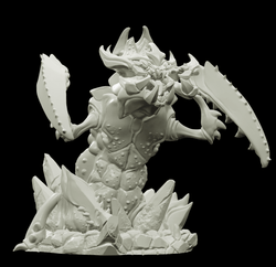 3D Printed Bestiary Vol. 4 Nafarrate - Khepri Demon Fiend 32mm Ragnarok D&D (Online Only)