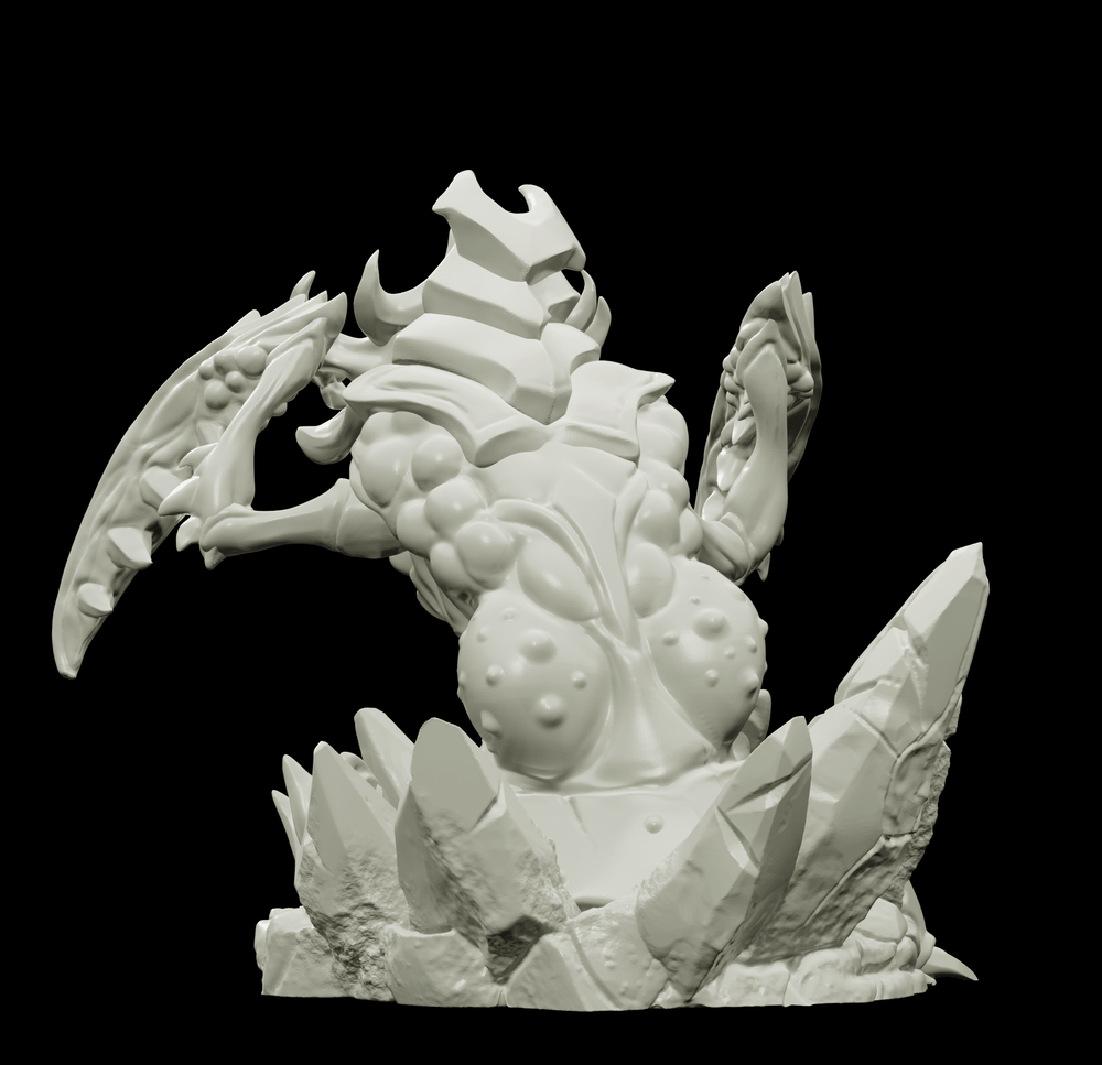 3D Printed Bestiary Vol. 4 Nafarrate - Khepri Demon Fiend 32mm Ragnarok D&D (Online Only)