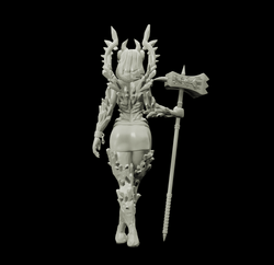 3D Printed Bestiary Vol. 4 Nafarrate - Laufrey Cambion Fiend 32mm Ragnarok D&D (Online Only)