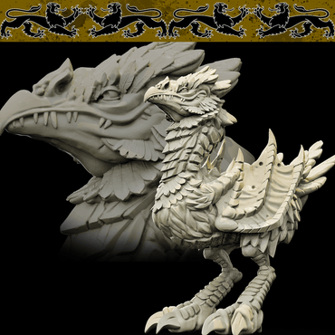 3D Printed Bestiary Vol. 4 Nafarrate - Meccury Bird 32mm Ragnarok D&D (Online Only)