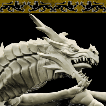 3D Printed Bestiary Vol. 4 Nafarrate - Naigoith Red Dragon 32mm Ragnarok D&D (Online Only)
