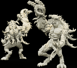 3D Printed Bestiary Vol. 4 Nafarrate - Pon'uglrit Bugbear 32mm Ragnarok D&D (Online Only)