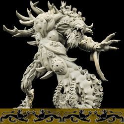 3D Printed Bestiary Vol. 4 Nafarrate - Pon'uglrit Bugbear 32mm Ragnarok D&D (Online Only)