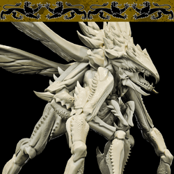 3D Printed Bestiary Vol. 4 Nafarrate - Primirus Shapechanger 32mm Ragnarok D&D (Online Only)