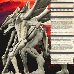 3D Printed Bestiary Vol. 4 Nafarrate - Primirus Shapechanger 32mm Ragnarok D&D (Online Only)