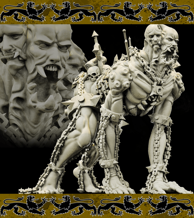 3D Printed Bestiary Vol. 4 Nafarrate - Prometheus in Chains 32mm Ragnarok D&D (Online Only)