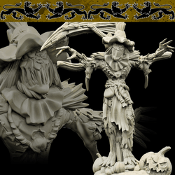3D Printed Bestiary Vol. 4 Nafarrate - Scarecrow Construct 32mm Ragnarok D&D (Online Only)