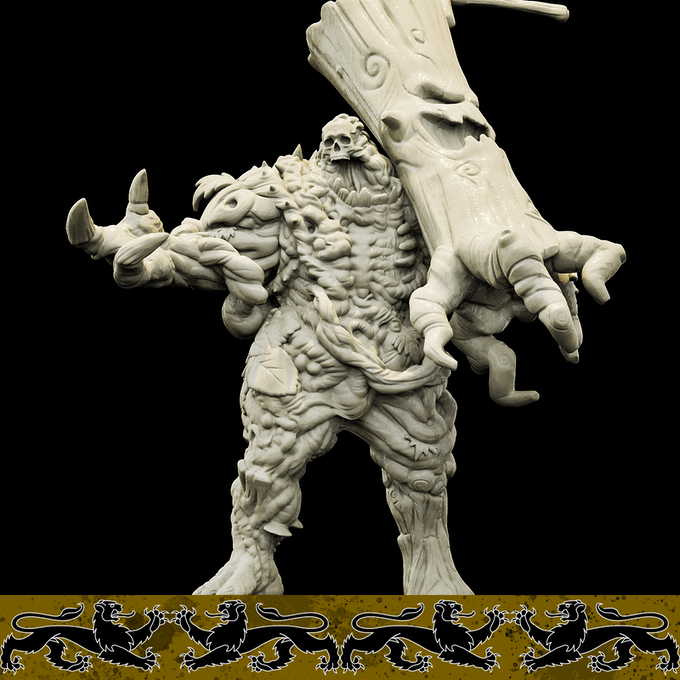 3D Printed Bestiary Vol. 4 Nafarrate - Serrath Shambling Mound 32mm Ragnarok D&D (Online Only)