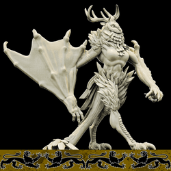 3D Printed Bestiary Vol. 4 Nafarrate - Thalassa Owlfolk 32mm Ragnarok D&D (Online Only)