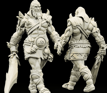3D Printed Bestiary Vol. 4 Nafarrate - Ymir Undead Giant 32mm Ragnarok D&D (Online Only)
