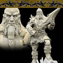 3D Printed Bestiary Vol. 4 Nafarrate - Ymir Undead Giant 32mm Ragnarok D&D (Online Only)