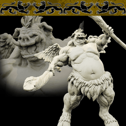 3D Printed Bestiary Vol. 4 Nafarrate - Zazdxyshnee Demon Fiend 32mm Ragnarok D&D (Online Only)