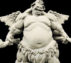 3D Printed Bestiary Vol. 4 Nafarrate - Zazdxyshnee Demon Fiend 32mm Ragnarok D&D (Online Only)