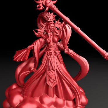 3D Printed Bestiary Vol. 5 Nafarrate - Amaterasu 32mm Ragnarok D&D (Online Only)