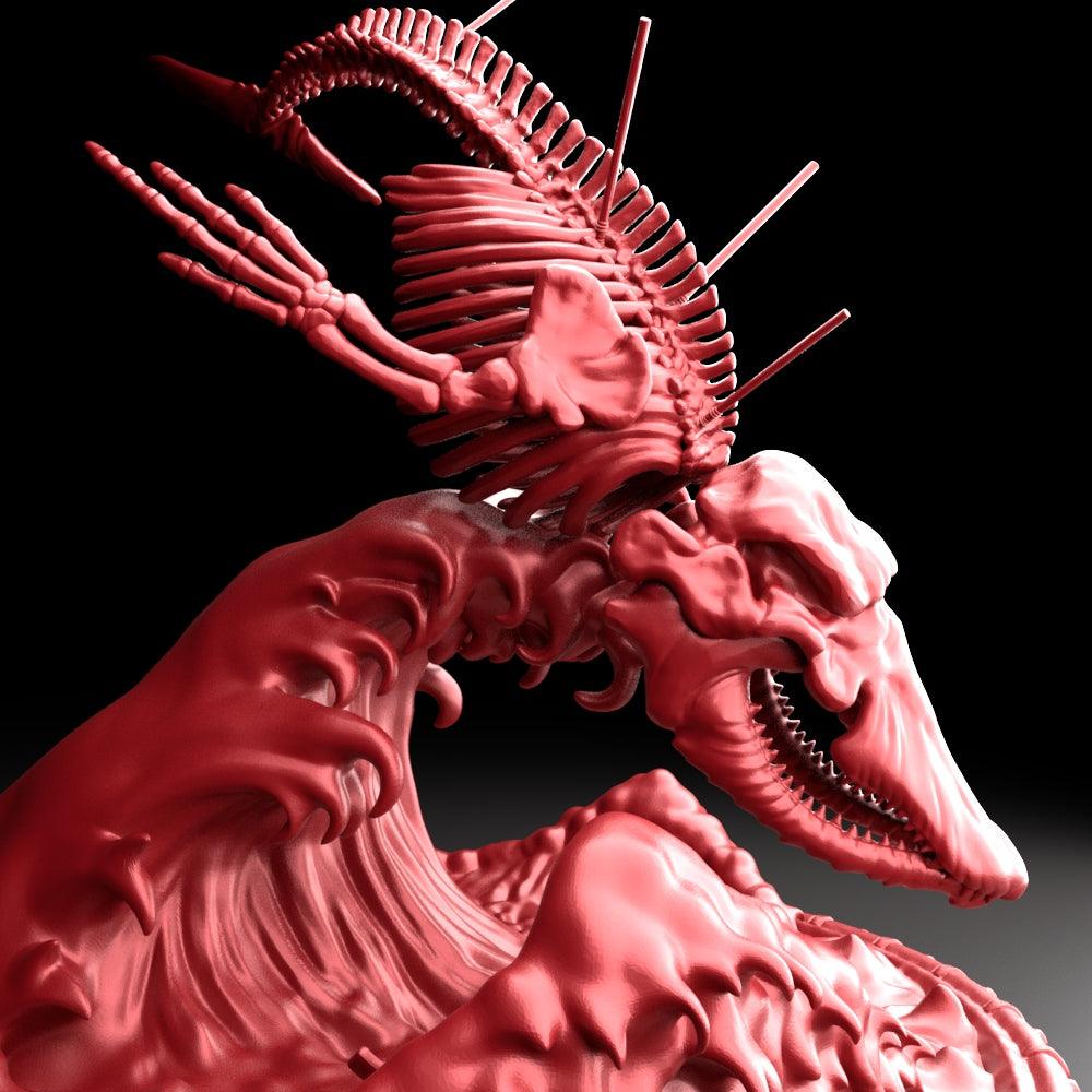 3D Printed Bestiary Vol. 5 Nafarrate - Bake Kujira 32mm Ragnarok D&D (Online Only)