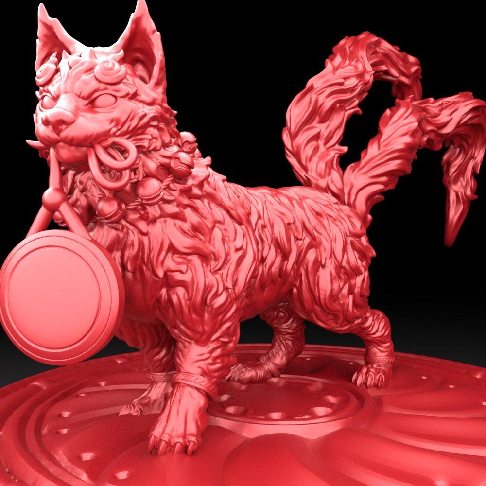 3D Printed Bestiary Vol. 5 Nafarrate - Bakeneko 32mm Ragnarok D&D (Online Only)