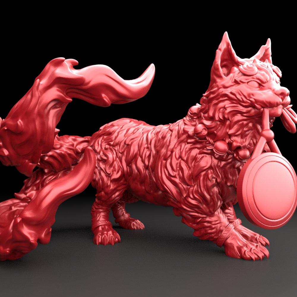 3D Printed Bestiary Vol. 5 Nafarrate - Bakeneko 32mm Ragnarok D&D (Online Only)
