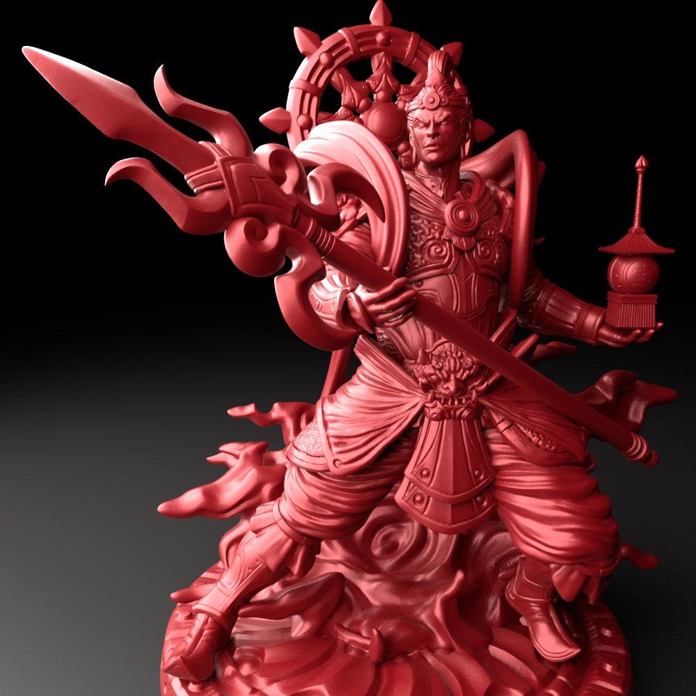 3D Printed Bestiary Vol. 5 Nafarrate - Bishamonten 32mm Ragnarok D&D (Online Only)