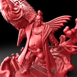 3D Printed Bestiary Vol. 5 Nafarrate Ebisu - 32mm Ragnarok D&D (Online Only)
