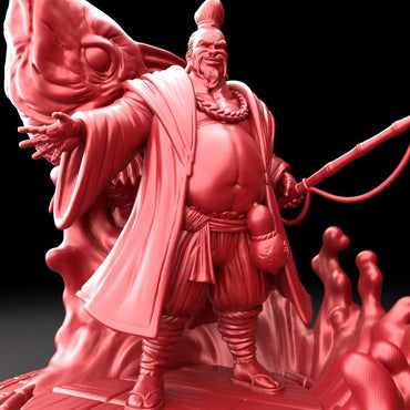 3D Printed Bestiary Vol. 5 Nafarrate Ebisu - 32mm Ragnarok D&D (Online Only)