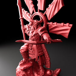 3D Printed Bestiary Vol. 5 Nafarrate Hachiman - 32mm Ragnarok D&D (Online Only)