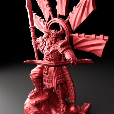 3D Printed Bestiary Vol. 5 Nafarrate Hachiman - 32mm Ragnarok D&D (Online Only)