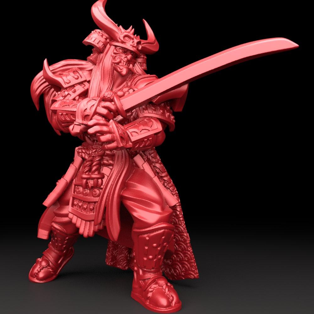 3D Printed Bestiary Vol. 5 Nafarrate Hachiman - 32mm Ragnarok D&D (Online Only)