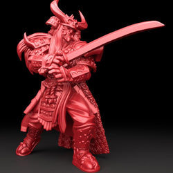 3D Printed Bestiary Vol. 5 Nafarrate Hachiman - 32mm Ragnarok D&D (Online Only)
