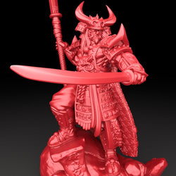 3D Printed Bestiary Vol. 5 Nafarrate Hachiman - 32mm Ragnarok D&D (Online Only)