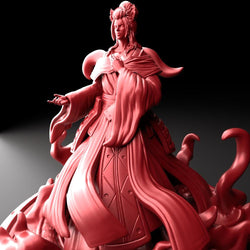 3D Printed Bestiary Vol. 5 Nafarrate Inari - 32mm Ragnarok D&D (Online Only)