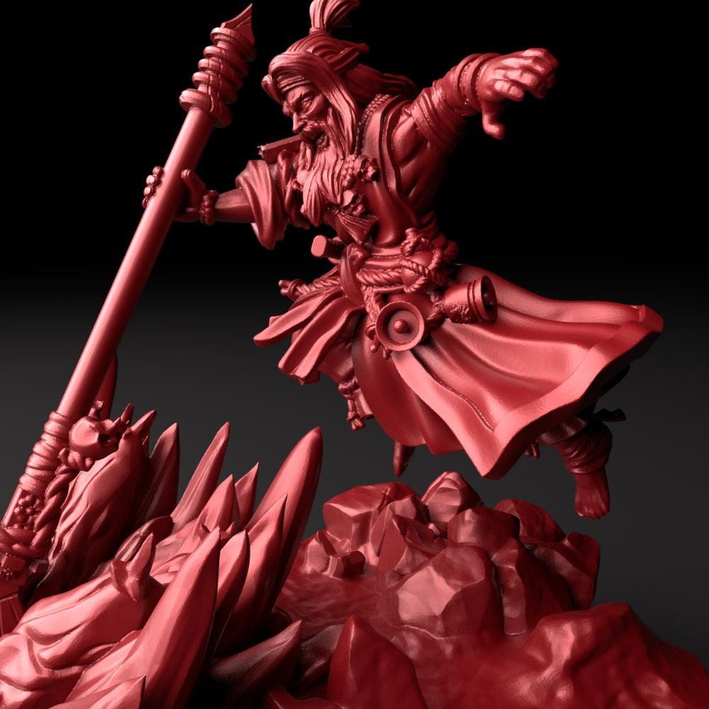 3D Printed Bestiary Vol. 5 Nafarrate Izanagi - 32mm Ragnarok D&D (Online Only)