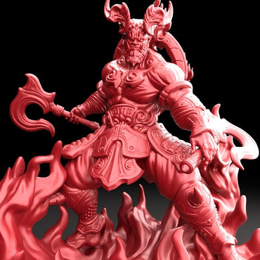 3D Printed Bestiary Vol. 5 Nafarrate Kagutsuchi - 32mm Ragnarok D&D (Online Only)