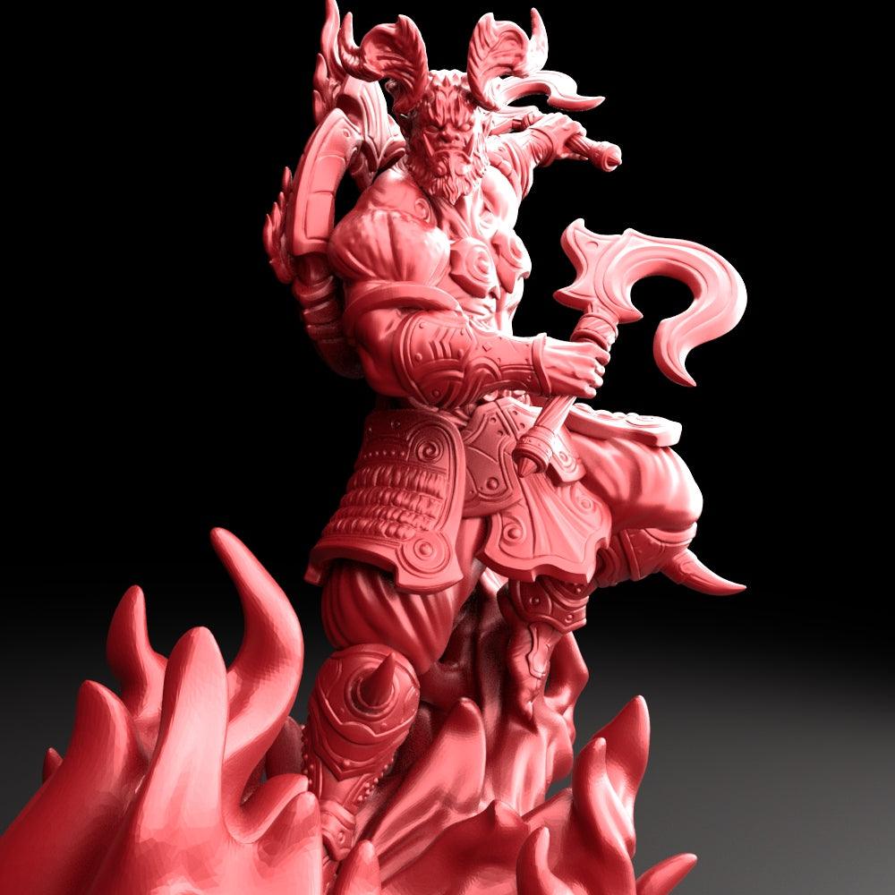 3D Printed Bestiary Vol. 5 Nafarrate Kagutsuchi - 32mm Ragnarok D&D (Online Only)