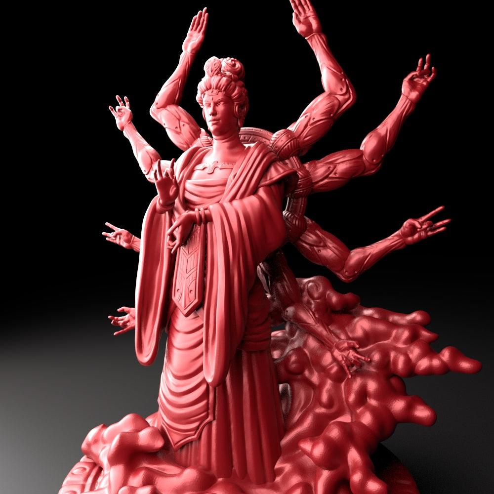 3D Printed Bestiary Vol. 5 Nafarrate - Kannon 32mm Ragnarok D&D (Online Only)