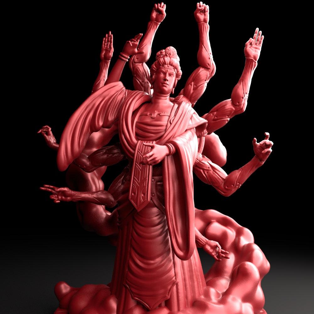 3D Printed Bestiary Vol. 5 Nafarrate - Kannon 32mm Ragnarok D&D (Online Only)