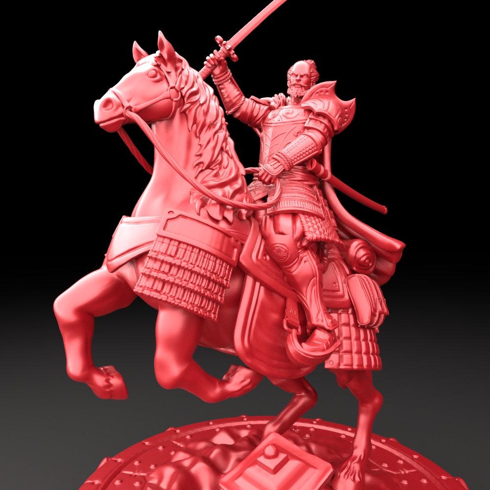 3D Printed Bestiary Vol. 5 Nafarrate - Oda Nobunaga 32mm Ragnarok D&D (Online Only)