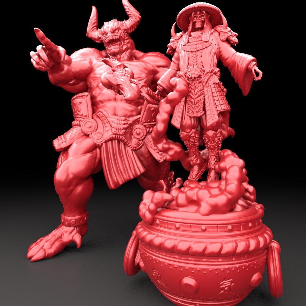 3D Printed Bestiary Vol. 5 Nafarrate - Old Invoker 32mm Ragnarok D&D (Online Only)