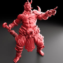3D Printed Bestiary Vol. 5 Nafarrate - Oni 32mm Ragnarok D&D (Online Only)