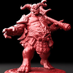 3D Printed Bestiary Vol. 5 Nafarrate - Oni Ogre 32mm Ragnarok D&D (Online Only)