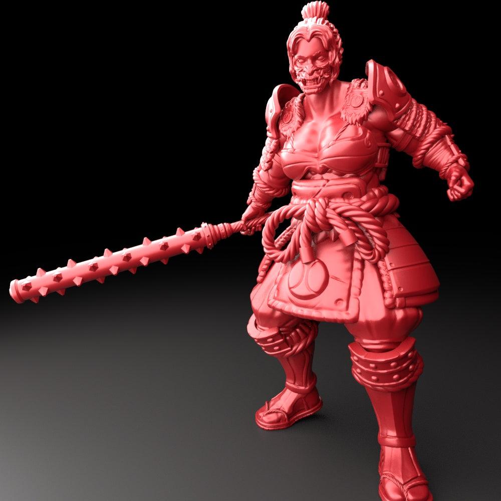 3D Printed Bestiary Vol. 5 Nafarrate - Raider Samurai 32mm Ragnarok D&D (Online Only)