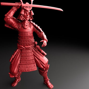 3D Printed Bestiary Vol. 5 Nafarrate - Samurai 32mm Ragnarok D&D (Online Only)