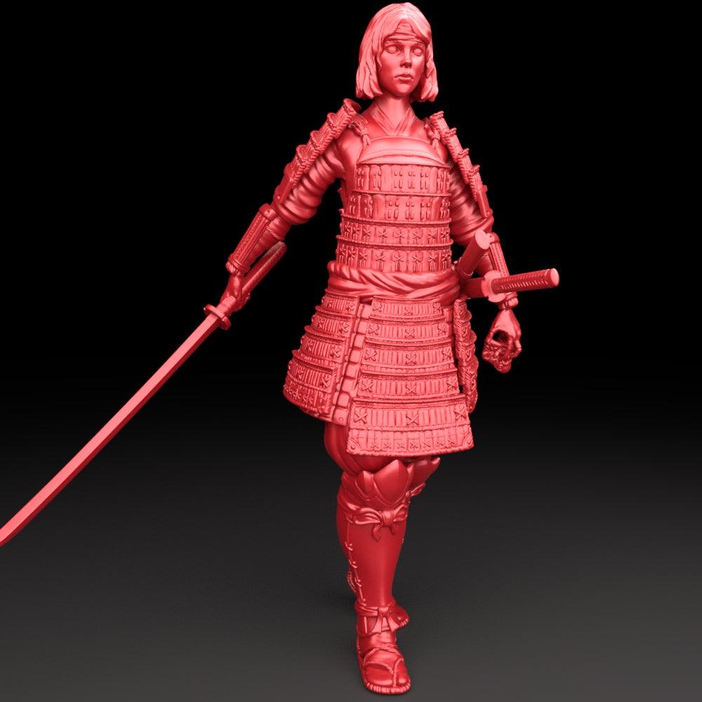 3D Printed Bestiary Vol. 5 Nafarrate - Samurai 32mm Ragnarok D&D (Online Only)